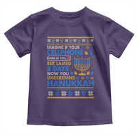 Funny Ugly Hanukkah Toddler T Shirt Imagine Your Cellphone Chanukah Jewish - Wonder Print Shop