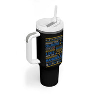 Funny Ugly Hanukkah Tumbler With Handle Imagine Your Cellphone Chanukah Jewish - Wonder Print Shop