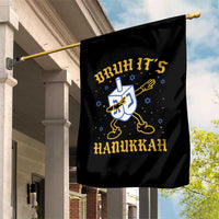 Bruh Hanukkah Garden Flag Funny Dabbing Dreidel Love Jewish Chanukah Jew Gift - Wonder Print Shop