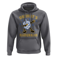 Bruh Hanukkah Hoodie Funny Dabbing Dreidel Love Jewish Chanukah Jew Gift - Wonder Print Shop