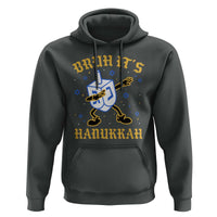 Bruh Hanukkah Hoodie Funny Dabbing Dreidel Love Jewish Chanukah Jew Gift - Wonder Print Shop