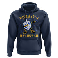 Bruh Hanukkah Hoodie Funny Dabbing Dreidel Love Jewish Chanukah Jew Gift - Wonder Print Shop