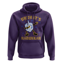 Bruh Hanukkah Hoodie Funny Dabbing Dreidel Love Jewish Chanukah Jew Gift - Wonder Print Shop