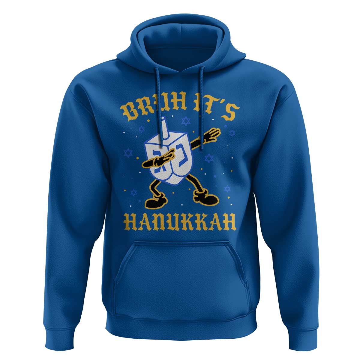 Bruh Hanukkah Hoodie Funny Dabbing Dreidel Love Jewish Chanukah Jew Gift - Wonder Print Shop