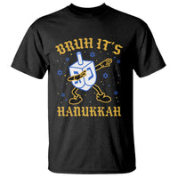Bruh Hanukkah T Shirt Funny Dabbing Dreidel Love Jewish Chanukah Jew Gift - Wonder Print Shop