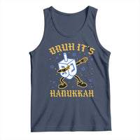 Bruh Hanukkah Tank Top Funny Dabbing Dreidel Love Jewish Chanukah Jew Gift - Wonder Print Shop