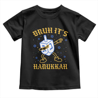 Bruh Hanukkah Toddler T Shirt Funny Dabbing Dreidel Love Jewish Chanukah Jew Gift - Wonder Print Shop