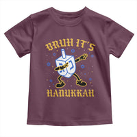 Bruh Hanukkah Toddler T Shirt Funny Dabbing Dreidel Love Jewish Chanukah Jew Gift - Wonder Print Shop