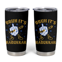 Bruh Hanukkah Tumbler Cup Funny Dabbing Dreidel Love Jewish Chanukah Jew Gift - Wonder Print Shop