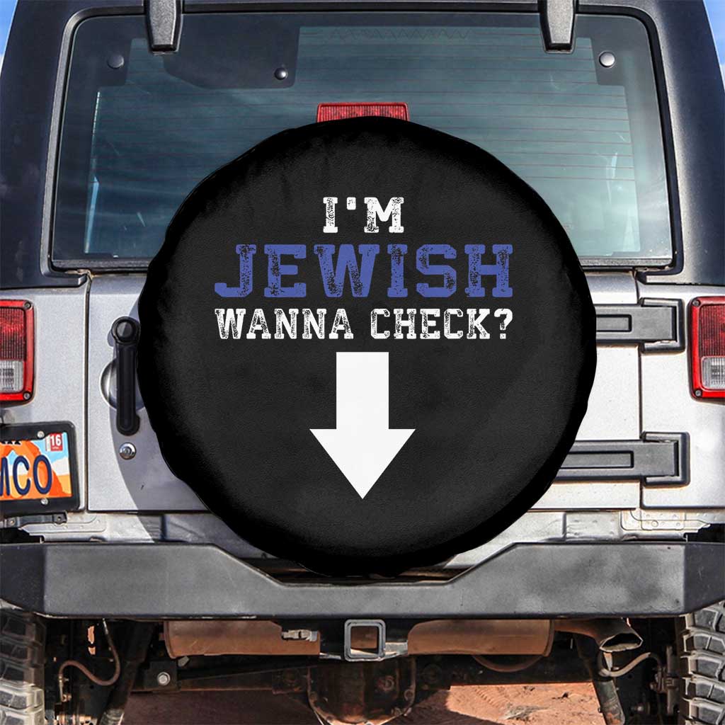Funny Jewish Spare Tire Cover Im Jewish Wanna Check - Wonder Print Shop