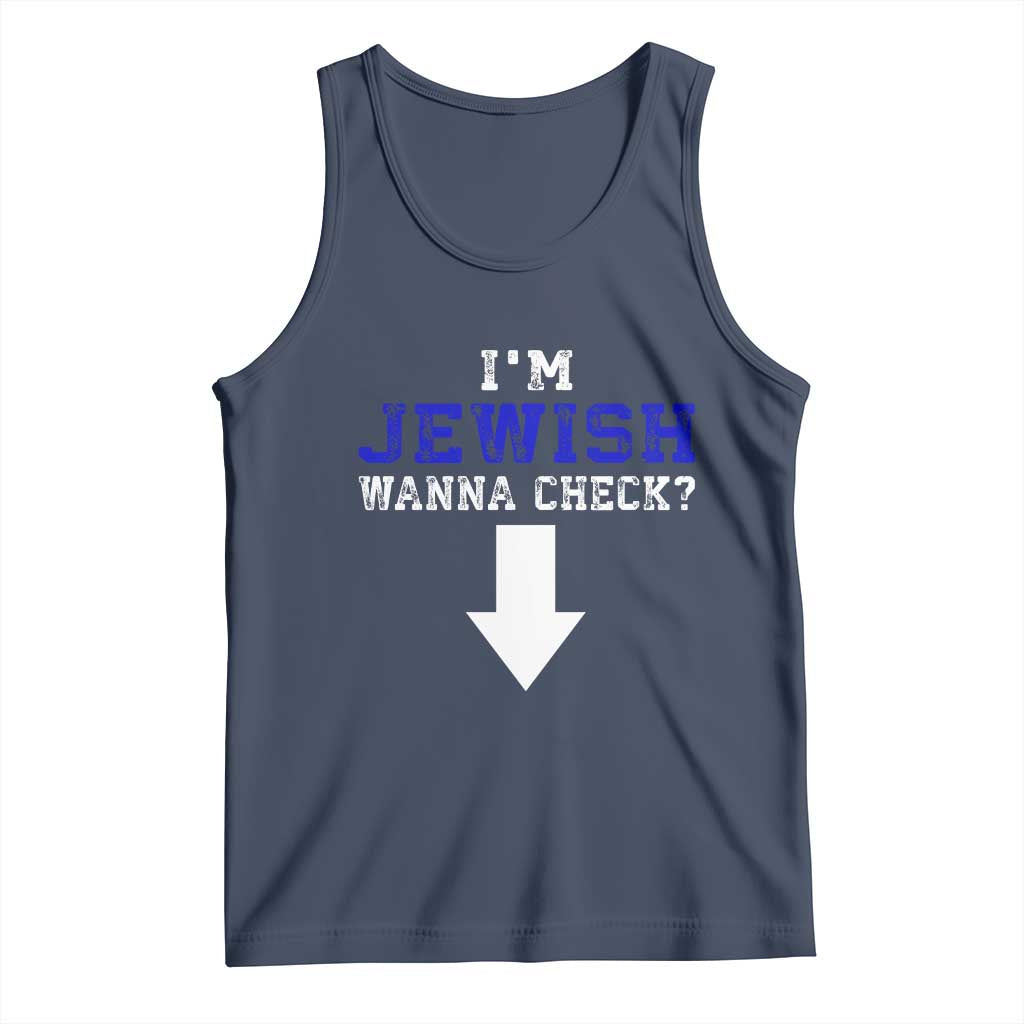 Funny Jewish Tank Top Im Jewish Wanna Check - Wonder Print Shop