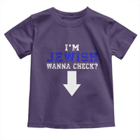 Funny Jewish Toddler T Shirt Im Jewish Wanna Check - Wonder Print Shop