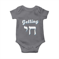 Funny Jewish Baby Onesie Getting Chai High Hanukkah Humor - Wonder Print Shop