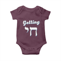 Funny Jewish Baby Onesie Getting Chai High Hanukkah Humor - Wonder Print Shop