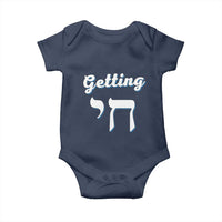 Funny Jewish Baby Onesie Getting Chai High Hanukkah Humor - Wonder Print Shop