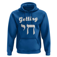 Funny Jewish Hoodie Getting Chai High Hanukkah Humor - Wonder Print Shop