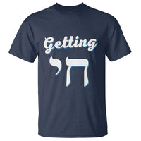 Funny Jewish T Shirt Getting Chai High Hanukkah Humor - Wonder Print Shop