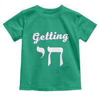 Funny Jewish Toddler T Shirt Getting Chai High Hanukkah Humor - Wonder Print Shop