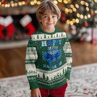 Coquette Hanukkah Ugly Christmas Sweater Jewish Menorah Bow Girls - Wonder Print Shop
