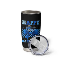 Coquette Hanukkah Tumbler Cup Jewish Menorah Bow Girls - Wonder Print Shop