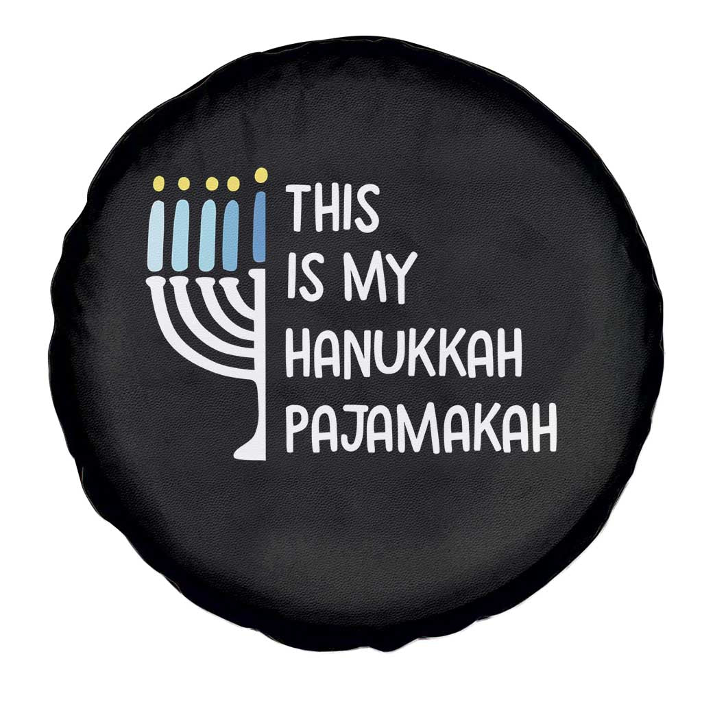 Funny Hanukkah Pajama Spare Tire Cover This is My Pajamakah Gift Chanukah - Wonder Print Shop