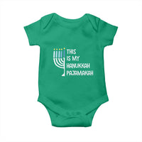 Funny Hanukkah Pajama Baby Onesie This is My Pajamakah Gift Chanukah - Wonder Print Shop