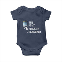Funny Hanukkah Pajama Baby Onesie This is My Pajamakah Gift Chanukah - Wonder Print Shop
