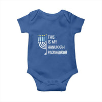 Funny Hanukkah Pajama Baby Onesie This is My Pajamakah Gift Chanukah - Wonder Print Shop