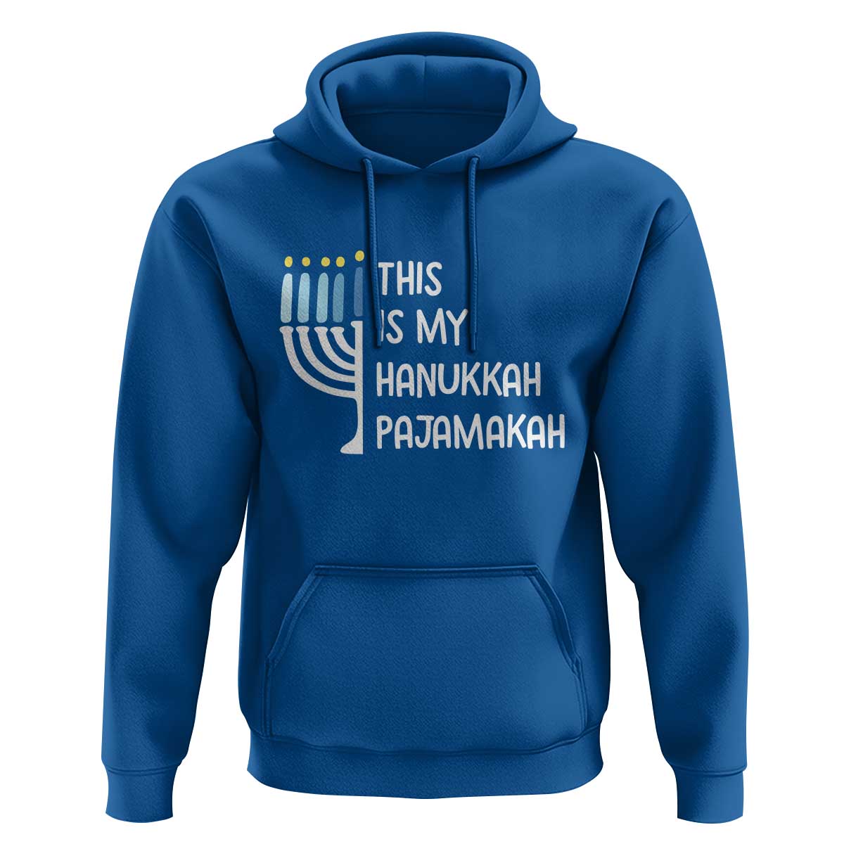 Funny Hanukkah Pajama Hoodie This is My Pajamakah Gift Chanukah - Wonder Print Shop