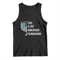 Funny Hanukkah Pajama Tank Top This is My Pajamakah Gift Chanukah - Wonder Print Shop