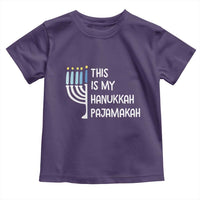 Funny Hanukkah Pajama Toddler T Shirt This is My Pajamakah Gift Chanukah - Wonder Print Shop