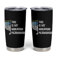 Funny Hanukkah Pajama Tumbler Cup This is My Pajamakah Gift Chanukah - Wonder Print Shop