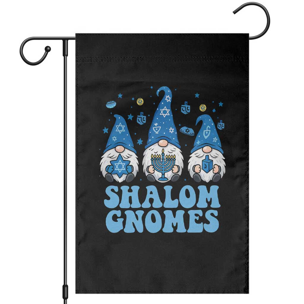 Happy Hanukkah Garden Flag Retro Groovy Eight Nights Lights - Wonder Print Shop