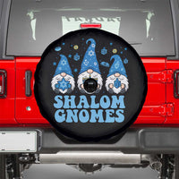 Happy Hanukkah Spare Tire Cover Retro Groovy Eight Nights Lights - Wonder Print Shop