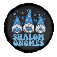 Happy Hanukkah Spare Tire Cover Retro Groovy Eight Nights Lights - Wonder Print Shop