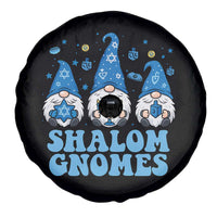 Happy Hanukkah Spare Tire Cover Retro Groovy Eight Nights Lights - Wonder Print Shop