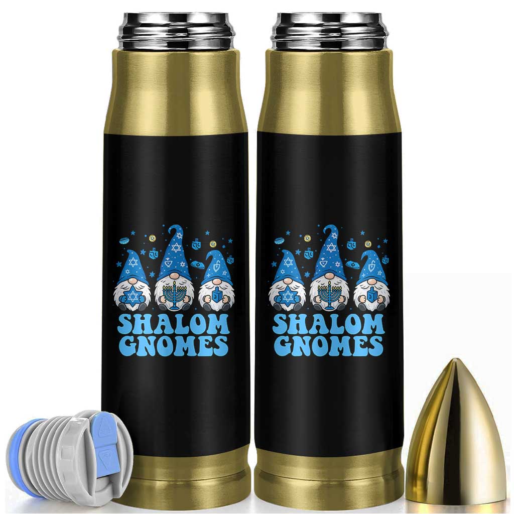 Happy Hanukkah Bullet Tumbler Retro Groovy Eight Nights Lights - Wonder Print Shop