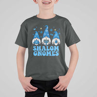 Happy Hanukkah T Shirt For Kid Retro Groovy Eight Nights Lights - Wonder Print Shop