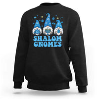 Happy Hanukkah Sweatshirt Retro Groovy Eight Nights Lights - Wonder Print Shop