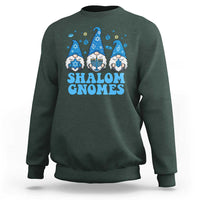 Happy Hanukkah Sweatshirt Retro Groovy Eight Nights Lights - Wonder Print Shop