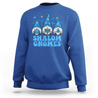 Happy Hanukkah Sweatshirt Retro Groovy Eight Nights Lights - Wonder Print Shop
