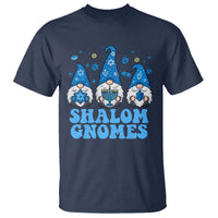 Happy Hanukkah T Shirt Retro Groovy Eight Nights Lights - Wonder Print Shop