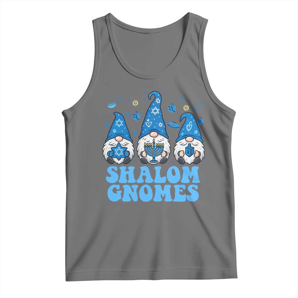 Happy Hanukkah Tank Top Retro Groovy Eight Nights Lights - Wonder Print Shop