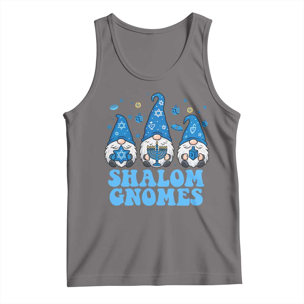 Happy Hanukkah Tank Top Retro Groovy Eight Nights Lights - Wonder Print Shop