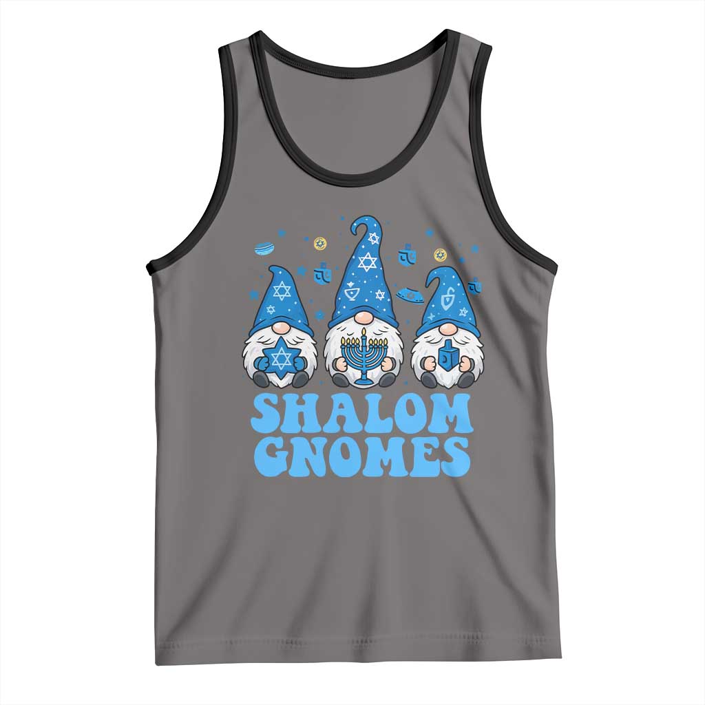 Happy Hanukkah Tank Top Retro Groovy Eight Nights Lights - Wonder Print Shop