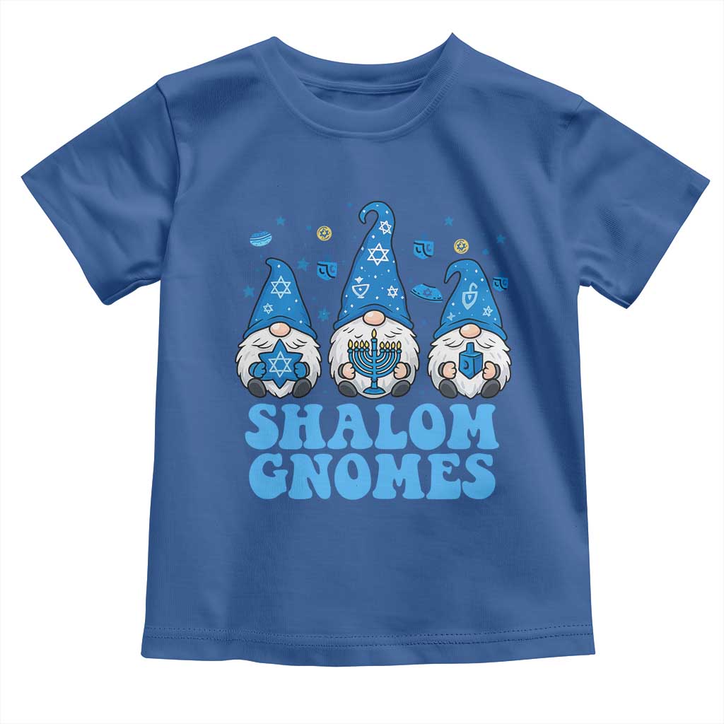 Happy Hanukkah Toddler T Shirt Retro Groovy Eight Nights Lights - Wonder Print Shop