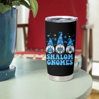 Happy Hanukkah Tumbler Cup Retro Groovy Eight Nights Lights - Wonder Print Shop