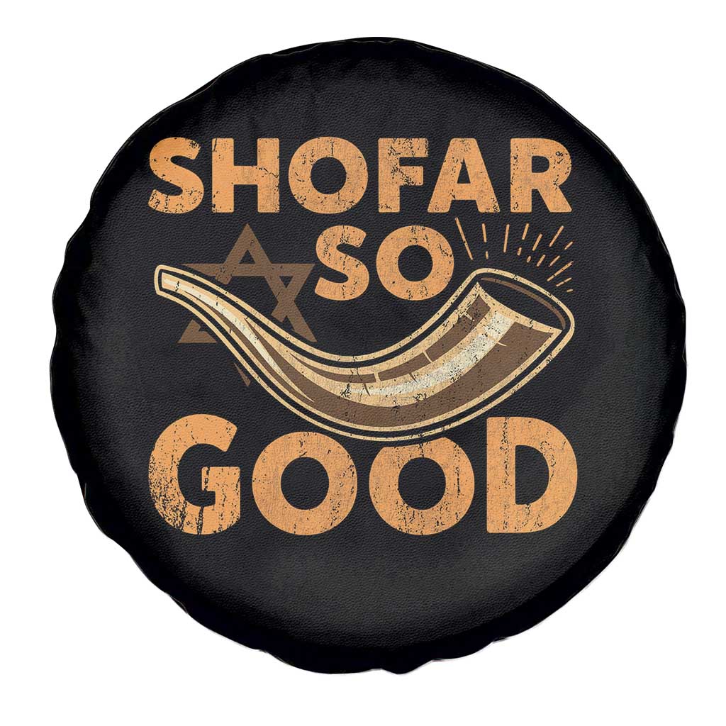Shofar So Good Spare Tire Cover Funny Rosh Hashanah Jewish Holiday Gift - Wonder Print Shop