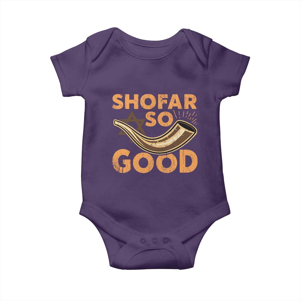 Shofar So Good Baby Onesie Funny Rosh Hashanah Jewish Holiday Gift - Wonder Print Shop