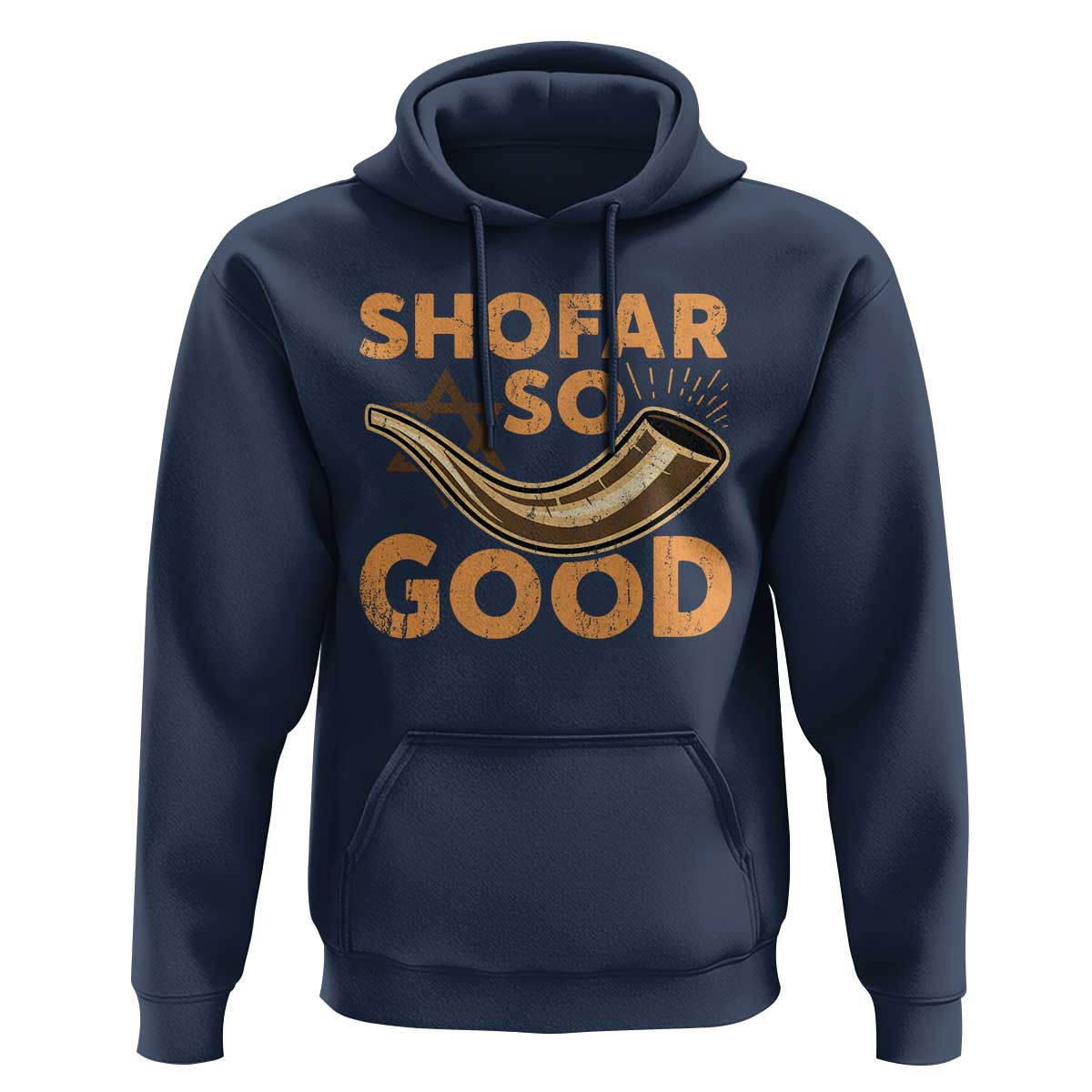 Shofar So Good Hoodie Funny Rosh Hashanah Jewish Holiday Gift - Wonder Print Shop